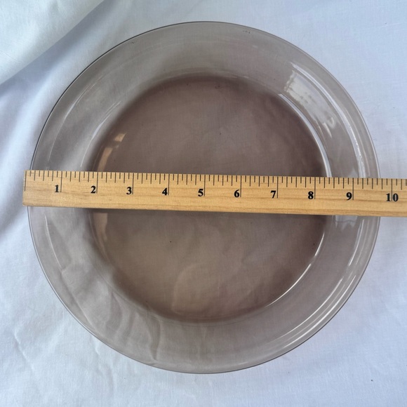 Vintage Pyrex Amber Glass Pie Dish Plate 209 9.5” Diameter - Picture 4 of 4